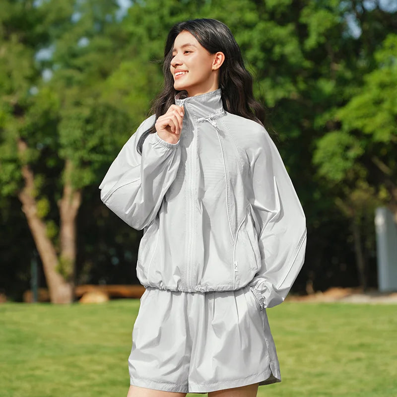 Semir Women Set Sun Protection Two Piece Summer 2026 Lightweight Casual Outdoor Style Fashion Outfit Matching Suit