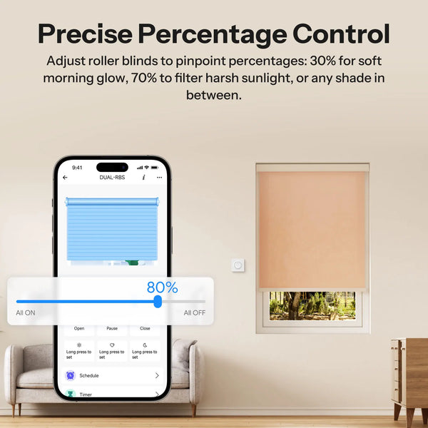 កុងតាក់ជញ្ជាំងឆ្លាតវៃ Zigbee ស៊េរី Orb-ZBRBS Fusion របស់ SONOFF ដំណើរការដោយ ZHA Zigbee2MQTT ដែលអាចលៃតម្រូវភាគរយបាន MINI-ZBRBS-E