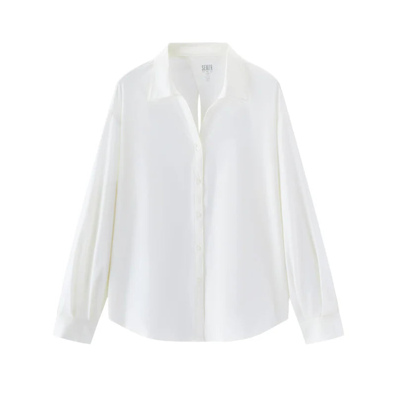 Semir Women Shirt Cooling 2026 UV Protection Easy Care Midi Length Urban Casual Everyday Style Soft Comfortable Daily Wear