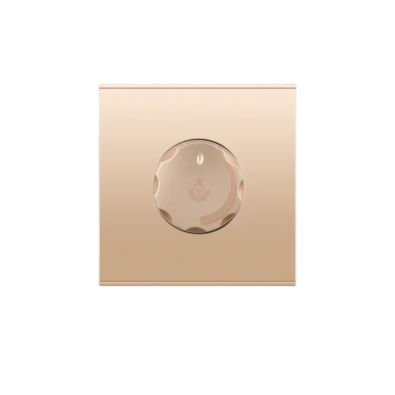 Uk Type 86 13A Universal Rose Gold 220V Wall Large Warped 1gang2way Cross Button Light Switch,USB Electric Plug Wall Socket
