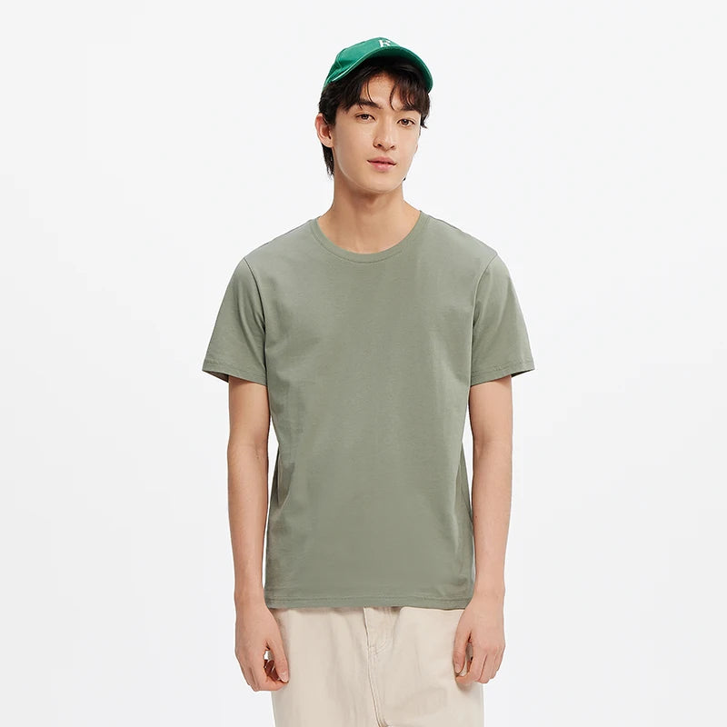 Semir T shirt Unisex Summer Cotton Cool Touch Solid Color Plus Size Couple Style Casual Comfortable Daily T shirts Tops Man