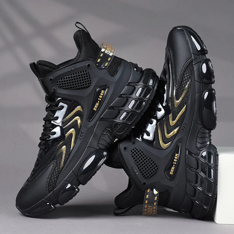 Mens Sports Shoes High Top Breathe Mesh Cosy Casual Shoes Large Size Outdoor Anti Slip Trend Training Running Shoes Men
