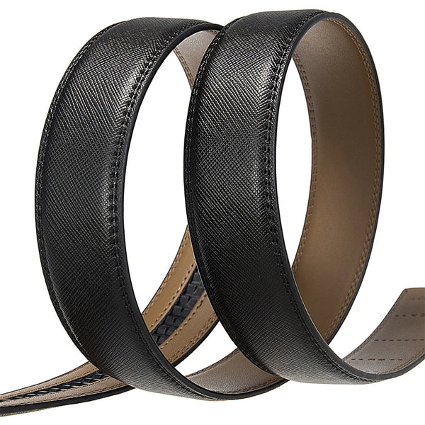 VATLTY 35mm Belt Strip for Men Premium Cowhide Fashion Trouser Girdle Non-Perforated 3.5cm Belt Without Buckle Leather Belt Male