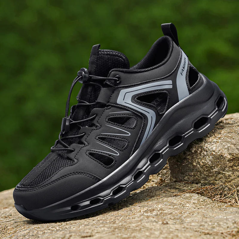 Mens Sports Shoes Autumn New Mesh Breathable Thick Sole Anti Slip Daily Casual Outdoor Jogging Fashion Sneakers for Men