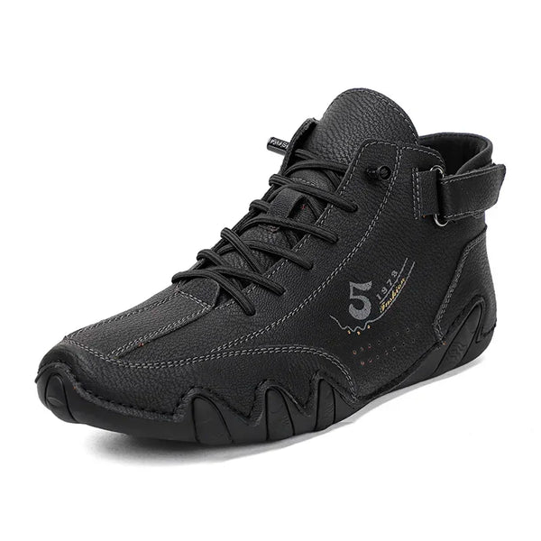 Ankle Leather Boots Men Fashion High Top Casual Shoes Handmade Botines Hombre Botte Homme Plus Big Size 48 49 50