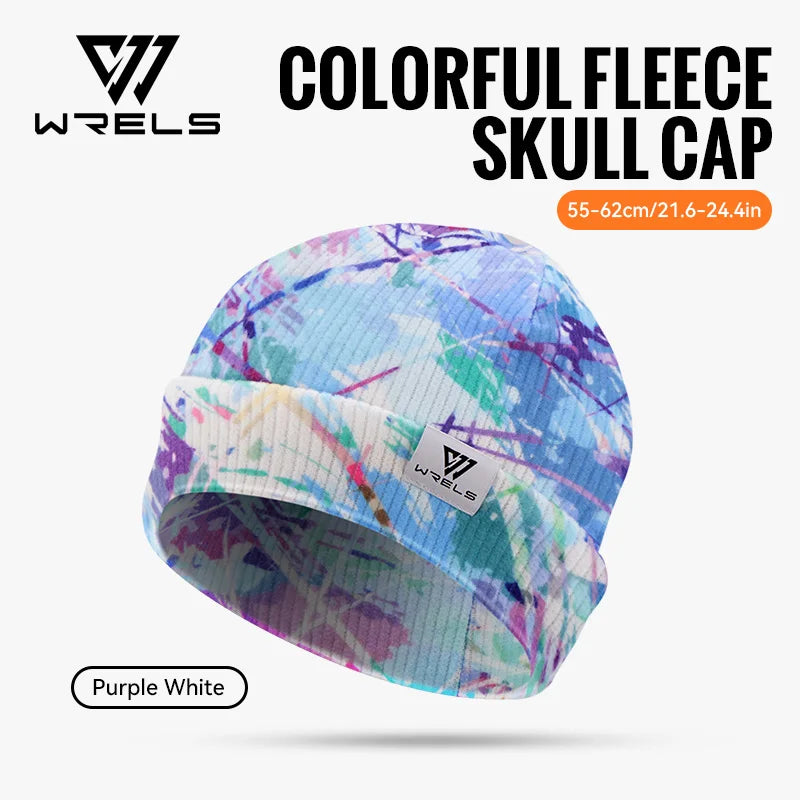  WRELS Winter Warm Knitting Hats Soft Thick Windproof Knit Beanie Hat for Skiing Running Outdoor Sports Skull Cap Beanies Hats