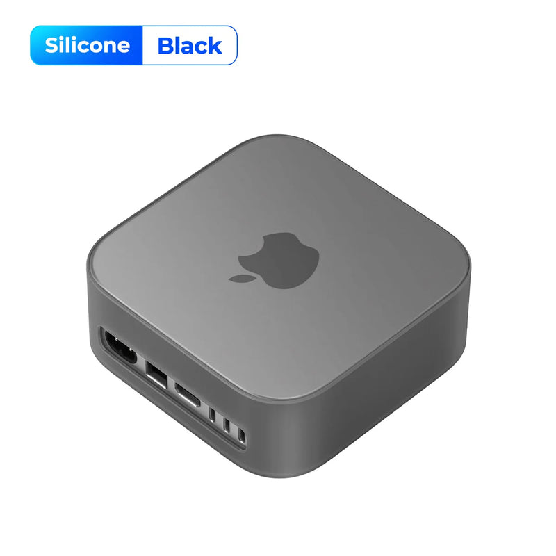 ORICO Mini Case for Mac Mini M4/M4 Pro is an easy-to-install  wear-resistant waterproof silicone case