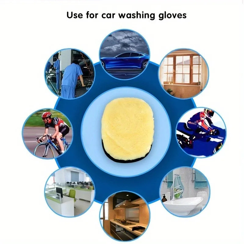 1pc Experience the Ultimate Car Cleaning with our Amazingly Soft Gloves - 5.91*9.45inch Size for Easy Use