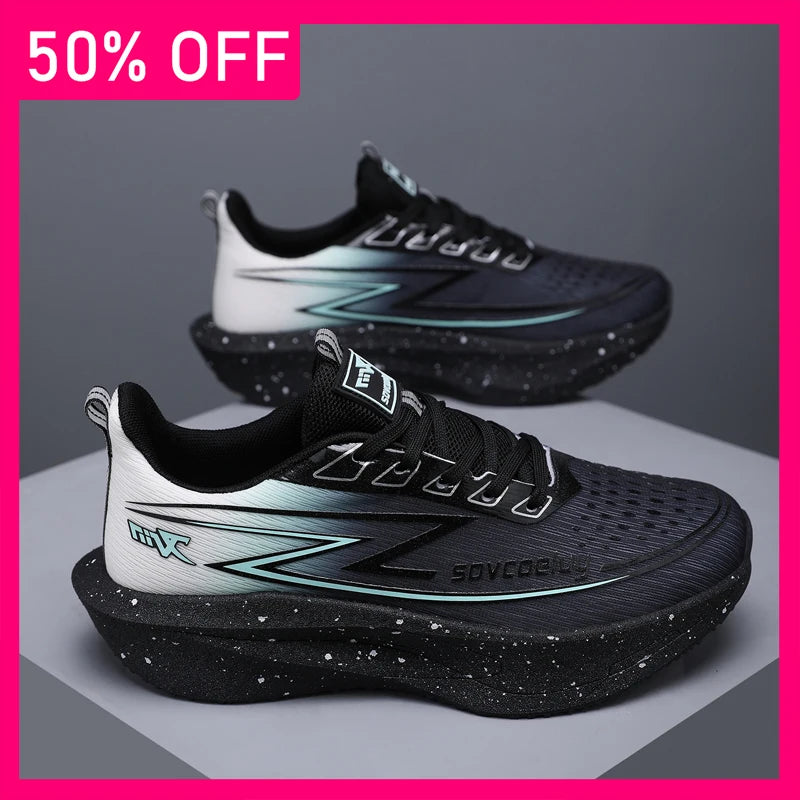 Unisex Sports Shoes Professional Running Anti Slip Cushioning Rebound Training Shoes Youth Outdoor Mesh Fitness Shoes for Men