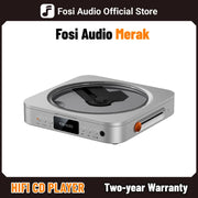 ម៉ាស៊ីនចាក់ស៊ីឌី Fosi Audio Merak HiFi ជាមួយឧបករណ៍បញ្ជាពីចម្ងាយ CS43131 DAC 210MW *2 អំពែរកាស គាំទ្រការបញ្ចូល USB Ripping USB Drive