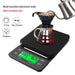 3kg/0.1g 5kg/0.1g Digital Coffee Scale with Timer Portable Electronic Digital Kitchen Scale High Precision LCD Electronic Scales