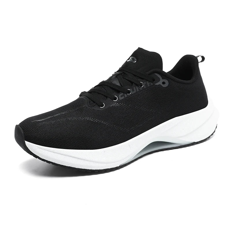 Men women casual sneakers four seasons breathable comfort soft-sole outdoor speed running shoes couple light racing sports shoes