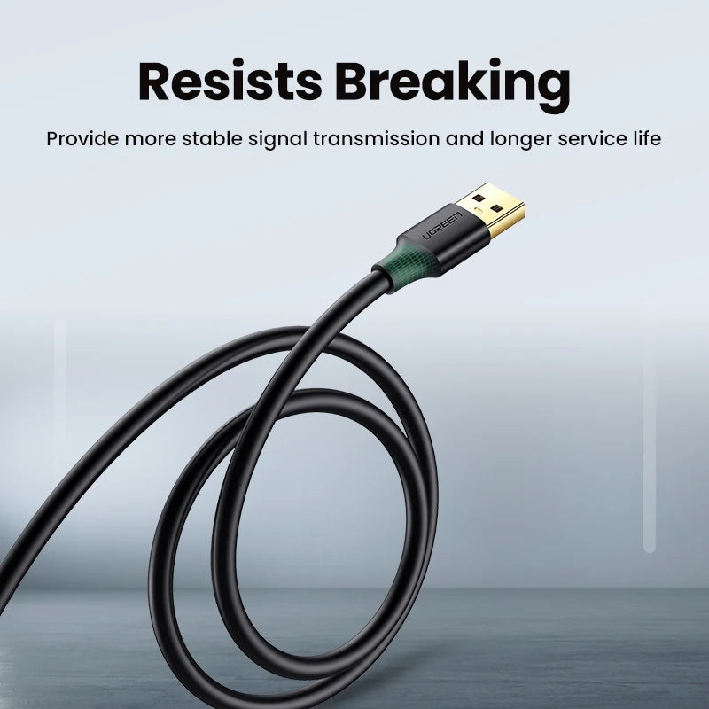 UGREEN USB Extension Cable USB 3.0 Cable for Smart Laptop PC TV Xbox One SSD USB 3.0 2.0 Extender Cord Mini Fast Speed Cable