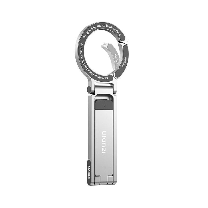 ជើងទម្រទូរស័ព្ទ Ulanzi MA30S Carabiner ជើងទម្រទូរស័ព្ទម៉ាញេទិកពីរ សម្រាប់ iPhone 17 16 15 Pro Max Android Vlog Live-Stream