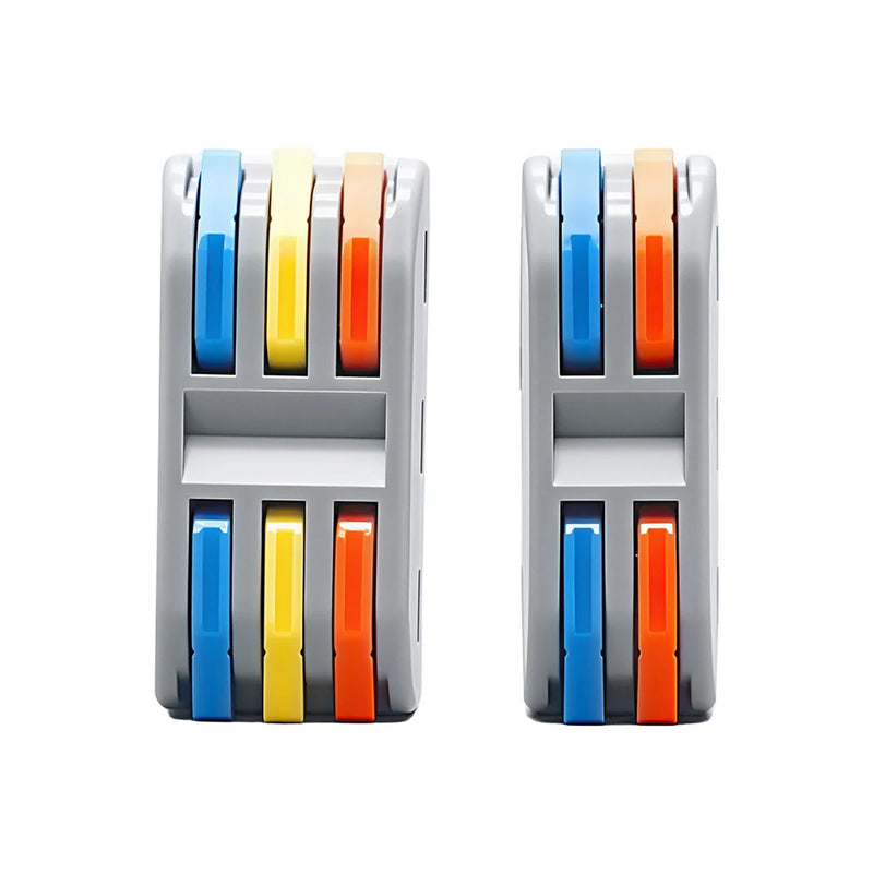 TOMZN 38PCS Lever Wire Connectors Set 28PCS 2In 2Out 10PCS 3In 3Out Quick Splicing Terminal Blocks 32A 250V for 28-12AWG