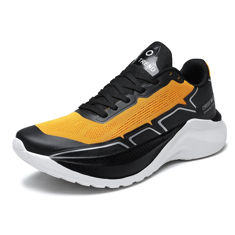 Mens Running Shoes 2025 New Breathable Lightweight Casual Jogging Gym Training Shoes Fashion Thick Sole Mesh Sneakers for Men