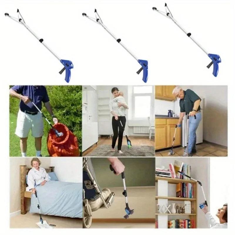 1pc 32 Inch Lockable Foldable Grabber Reacher Lightweight Extender Gripper Tool Claw Trash Garbage Picker Tool coisas para casa