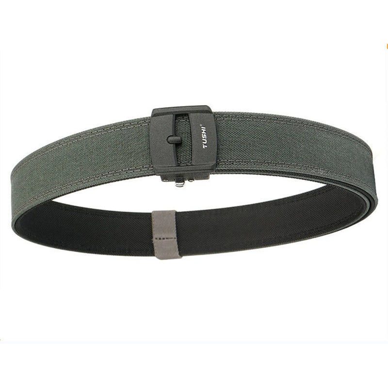 TUSHI Belt Strong Casual Belt for EDC Metal Automatic Buckle Tactical Outdoor Belt Tight Nylon Rigid Girdle Men's Military belts