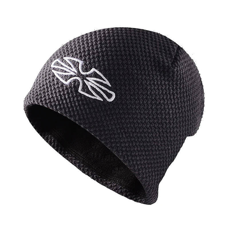Winter Personality Hats Knit Cap Outdoor Sports Cycling Cold Cap Hat Headgear Warm In The Fall and Winter Thickened Windproof