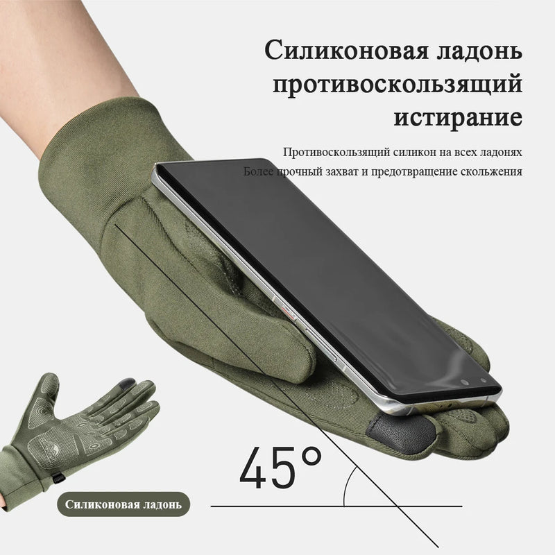 Naturehike Touch Screen Anti-skid Gloves Mountaineering Cycling Hiking Non-Slip Portable Gloves NH20FS032