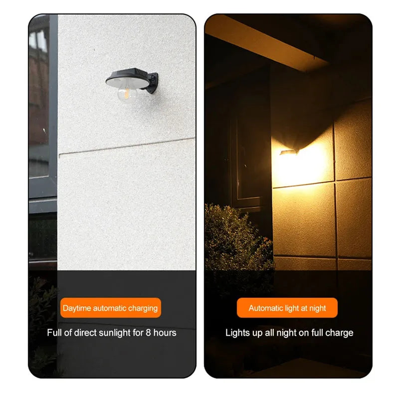 Solar Lights for Outside 4Modes Split Motion Sensor Outdoor Lights Outdoor Waterproof IP65 Solar Lights for Yard Patio Garden