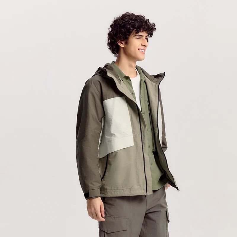 Semir Casual Functional Jacket Men 2026 Spring Waterproof Stain-Resistant Oilproof Couple Style Trendy Loose Outerwear