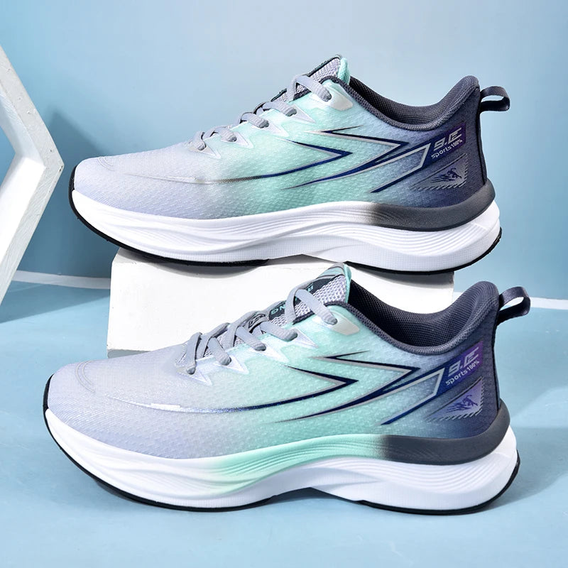 Mens Running Shoes 2025 New High Quality Jogging Shoes Fashion Casual Flat Lace-up Lightweight Sneakers for Women