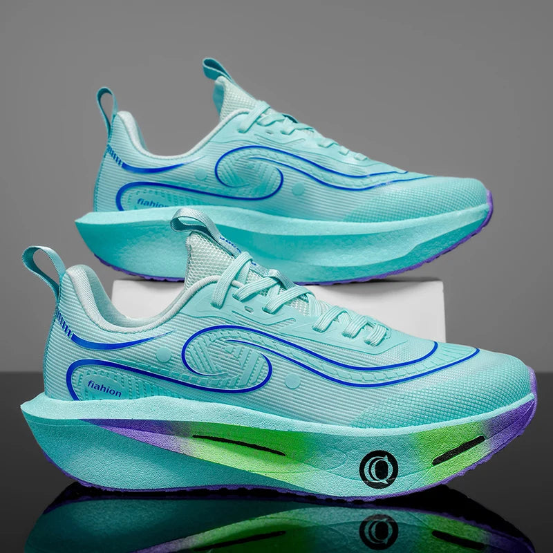 Couples Running Shoes 2025 New Professional Marathon Training Tennis Shoes Cushioned Breathe Outdoor Leisure Sneakers for Men