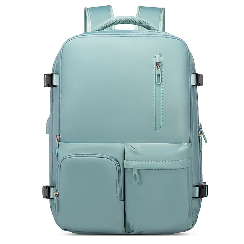 BANGE Airline Approved 15.6inch Large Travel Backpack Men Multi-Function With USB WaterProof Laptop Backpack With Wet Dry Pocket