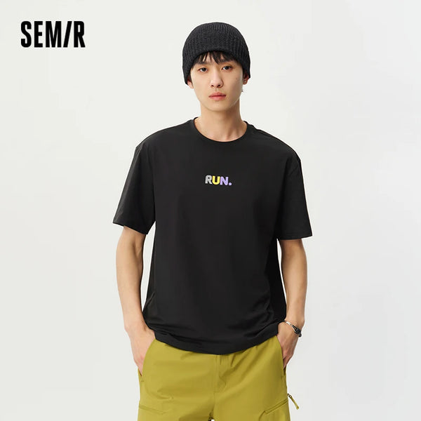 អាវយឺតបុរស Semir ឆ្នាំ ២០២៦ រចនាបថប៉ាក់ពណ៌ចម្រុះ ស្ងួតរហ័ស ការពារកាំរស្មីយូវី រចនាបថគូស្នេហ៍