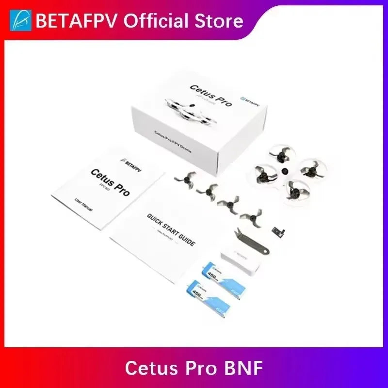 ឧបករណ៍ BETAFPV Cetus Pro FPV Kit /ឧបករណ៍ Cetus FPV Kit ដ្រូនប្រណាំងក្នុងផ្ទះ Frsky D8 Lite វិទ្យុ 2 SE ឧបករណ៍បញ្ជូន 5.8G 14DBI VR02 វ៉ែនតា VTX