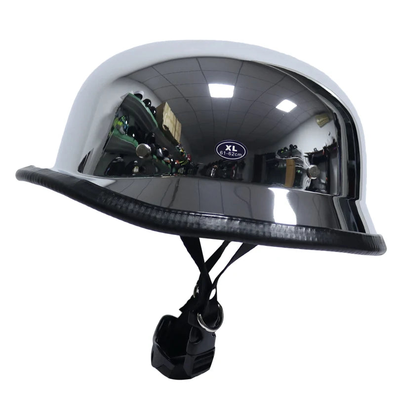 ABS material motorcycle helmet casco moto retro World War II German military helmet with goggles capacete