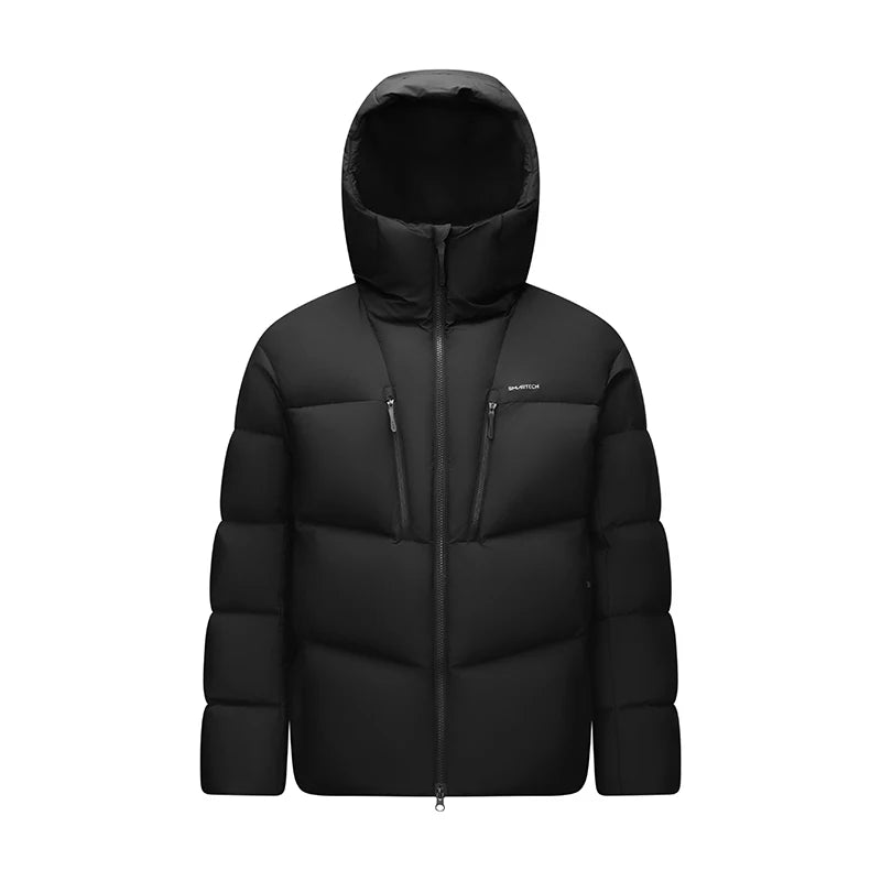 Semir Men Down Jacket Lightweight Build 90 Percent Down Fill Hooded Design Loose Fit Outdoor Style 2026 Winter Cold Weather