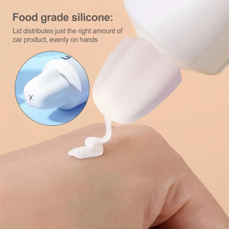 2pcs Self-Closing Toothpaste Cap  Cap-Free Hygienic Lid, Dust-Proof Tube for Bathroom, Travel & for Use - No-Maintenance Cap
