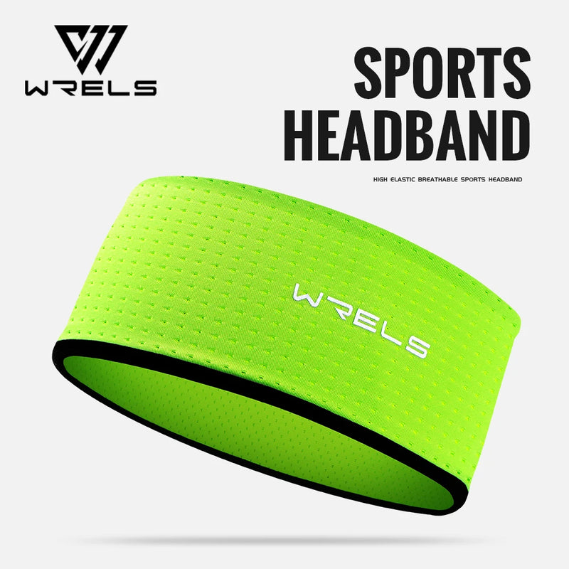 WRELS Sweatband Headbands Sports Moisture Absorbing Workout Headband Moisture Absorbing Workout Headband for Running Cycling