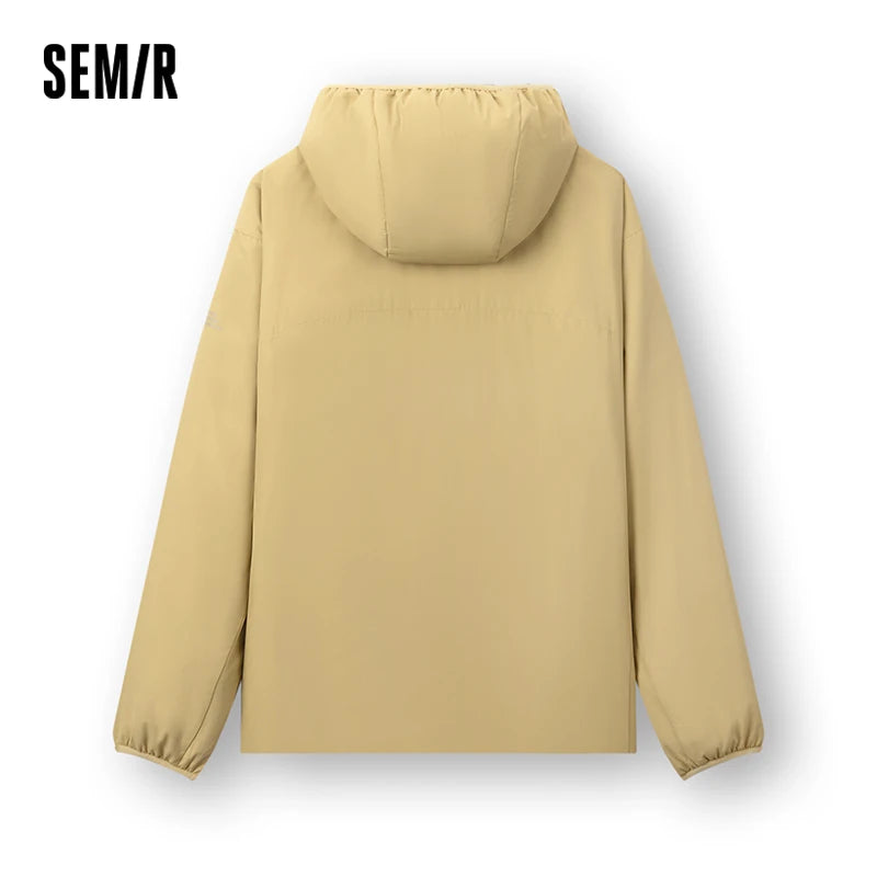 អាវក្រៅបុរស Semir មានក្រណាត់មានមួក លាយរោមចៀម 2026 សម្លៀកបំពាក់រដូវរងាថ្មីសម្រាប់ពាក់ប្រចាំថ្ងៃ រចនាប័ទ្មទីក្រុង ធម្មតា អាកាសធាតុត្រជាក់ ស្លៀកពាក់ជាស្រទាប់ៗជារៀងរាល់ថ្ងៃ