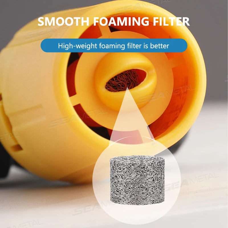 SEAMETAL 700ML Snow Foam Lance Car Soap Foam Generator High Pressure Washers for Karcher K2 K3 K4 K5 K6 K7 Adjustable Sprayer