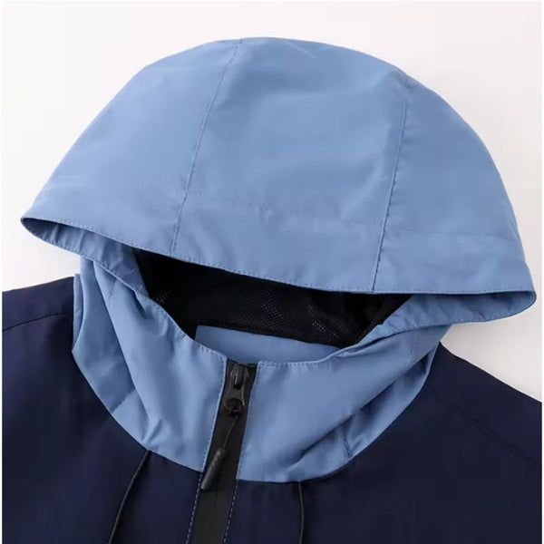 Unisex Outdoor Waterproof Jacket Autumn thin Breathable Camping Climbing Windproof loose Jackets couple Clothing