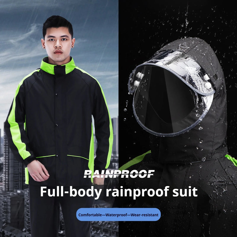 អាវភ្លៀង Chunya Textile ពណ៌ប្លុក Polyester Taff សម្រាប់យកតាមខ្លួន រចនាឡើងសម្រាប់ការពារកាន់តែប្រសើរឡើង