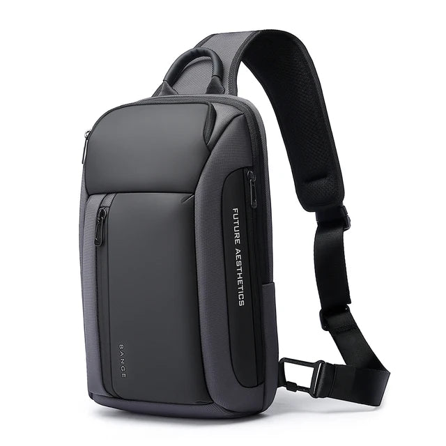 BANGE Brand Design Oxford Trendy Waterproof Materials Men Chest Bag with Large Capacity Fashion Multi-Pockets Slim bag for male