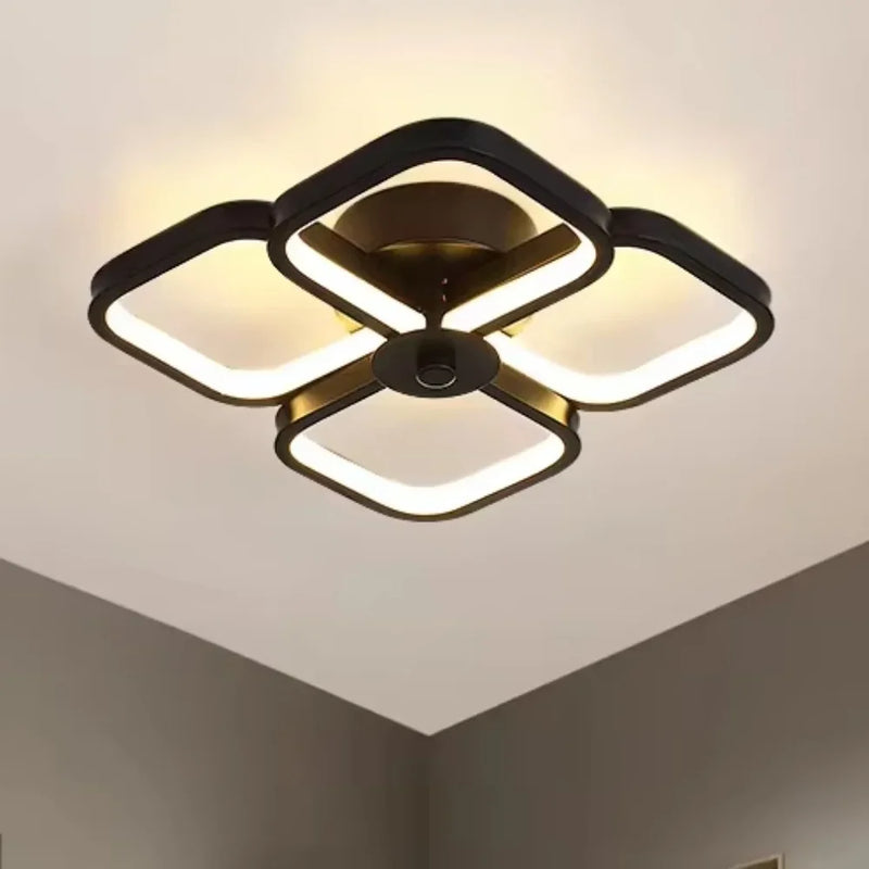 Creative Round Square for Living Room Bedroom Corridor Aisle Balcony Hallway Lighting Lamps Modern Led Ceiling Lights