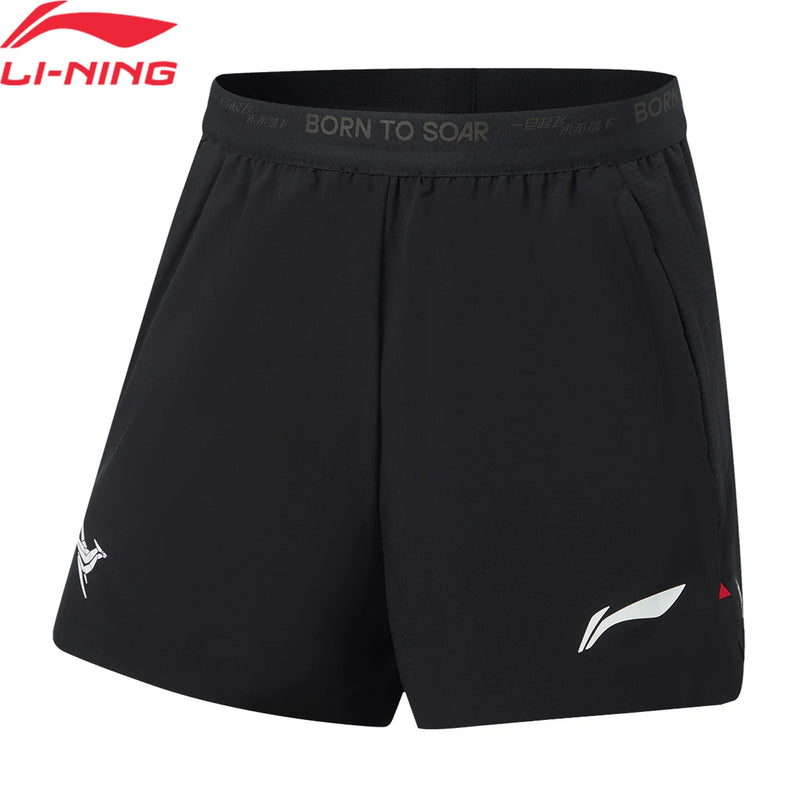 ខោរត់ Li-Ning បុរស Dragonflight ការពារបាក់តេរី 88% Polyester 12% Elastane ទំហំធម្មតា AKSW691
