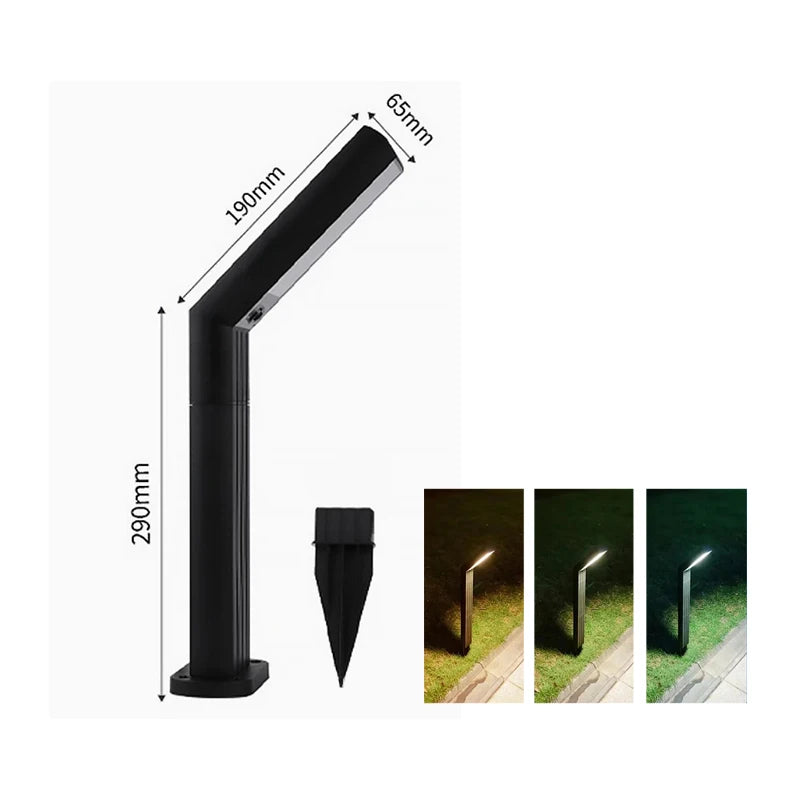 Solar Ground Light 3colors or RGB Light Light Sensing Intelligence Outdoor Pathway Lighting Solar Garden Lights Durable Plastic