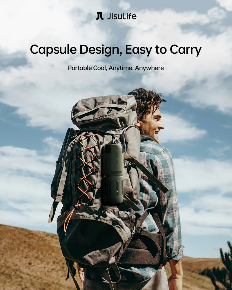 JISULIFE Multifunctional 3 in 1 Portable Wireless Ceiling Camping Fan Rechargeable 13500mAh Battery with Power Bank LED Lighting