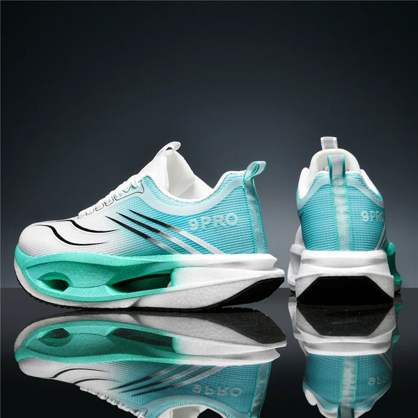 Men Women's breathable racing running shoes spring autumn soft-sole outdoor casual sports shoes thick-sole speed light sneakers