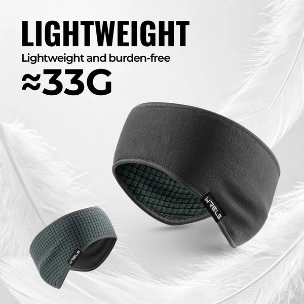 WRELS Ear Warmers Breathable Anti Cold Ear Covers Headband Fleece Lined Elastic Running Skiing Men Women Winter Riding Earmuffs
