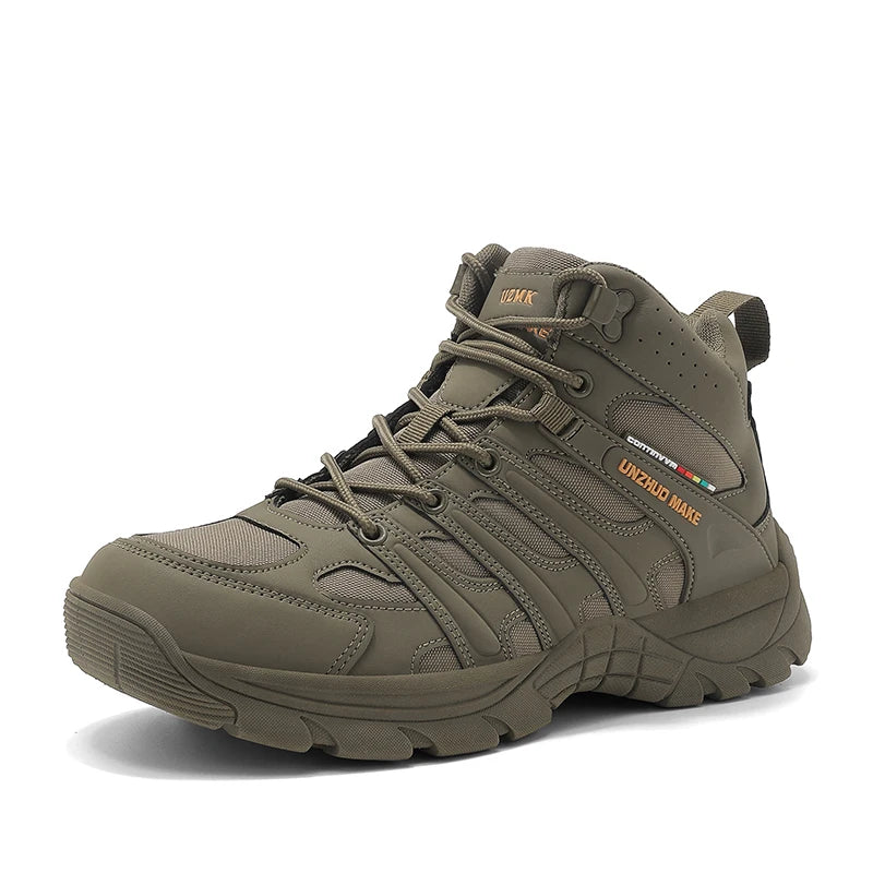 Men's tactics training boots four seasons new non-slip waterproof outdoor boots wild jungle hiking sneakers boots climbing boot