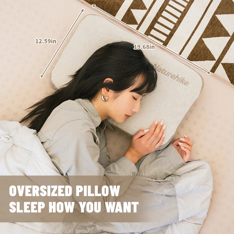 Naturehike Memory Foam Comfort Square Pillow Portable Outdoor Camping Travel Camping Pillow Home Office Rest Pillow