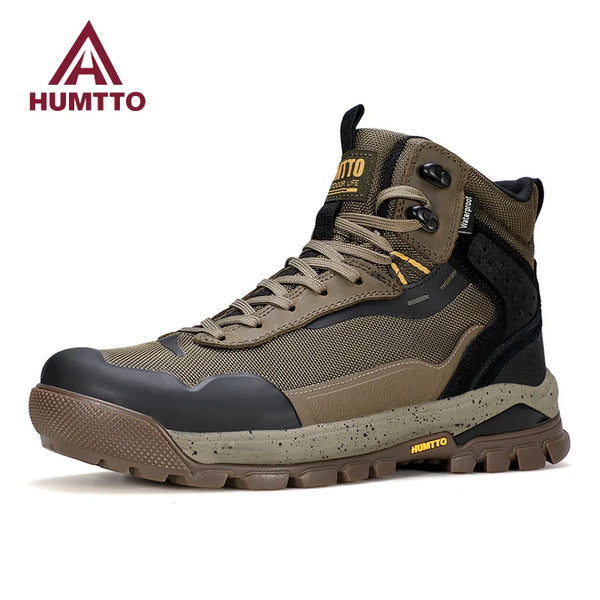 HUMTTO Hiking Shoes Men Breathable Sneakers for Man Outdoors Walking Sneaker Designers Men's Sports Shoe Non-slip Trekking Boots