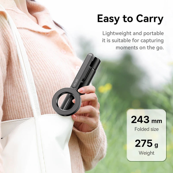 ជើងកាមេរ៉ា Selfie ម៉ាញេទិក Ulanzi MG-003 Pro ជើងកាមេរ៉ា Selfie អាចពង្រីកបាន 1.36 ម៉ែត្រ សម្រាប់ iPhone 15 14 13 12 ការផ្សាយផ្ទាល់ Vlog